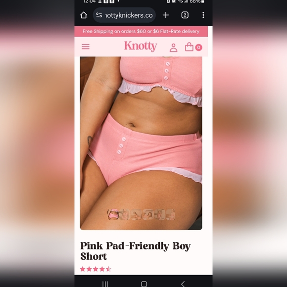 Knotty Knickers pad-friendly underwear (brand new, original plastic) - Picture 2 of 3